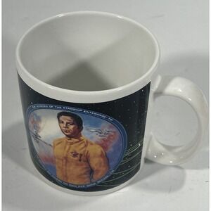 Presents STAR TREK Capitan‎ Kirk The Next Generation Ceramic Mug VINTAGE 1992